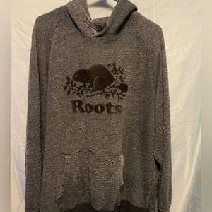Roots hoodie dark salt & pepper